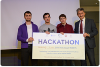 Winners of hackathon competition awarded
