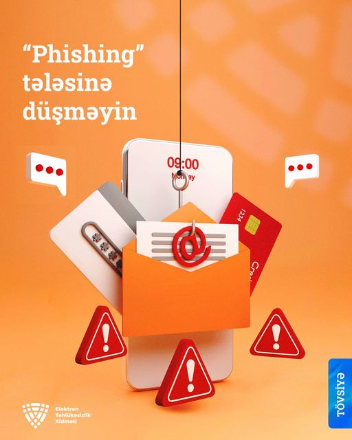 Elektron Təhlükəsizlik Xidməti vətəndaşları aktual kiberhücumlarla bağlı diqqətli olmağa çağırır