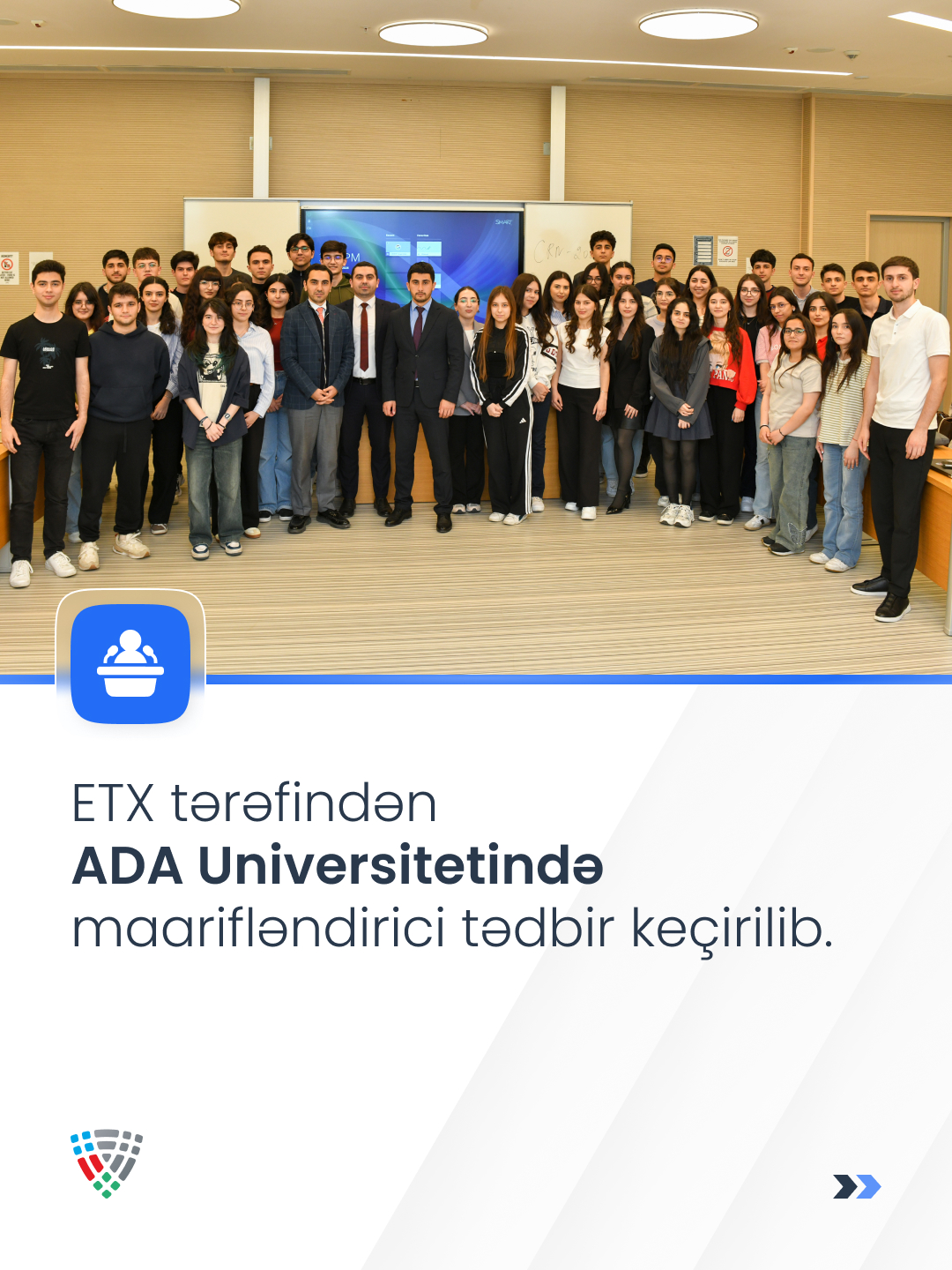 ETX tərəfindən ADA Universitetində maarifləndirici tədbir keçirilib